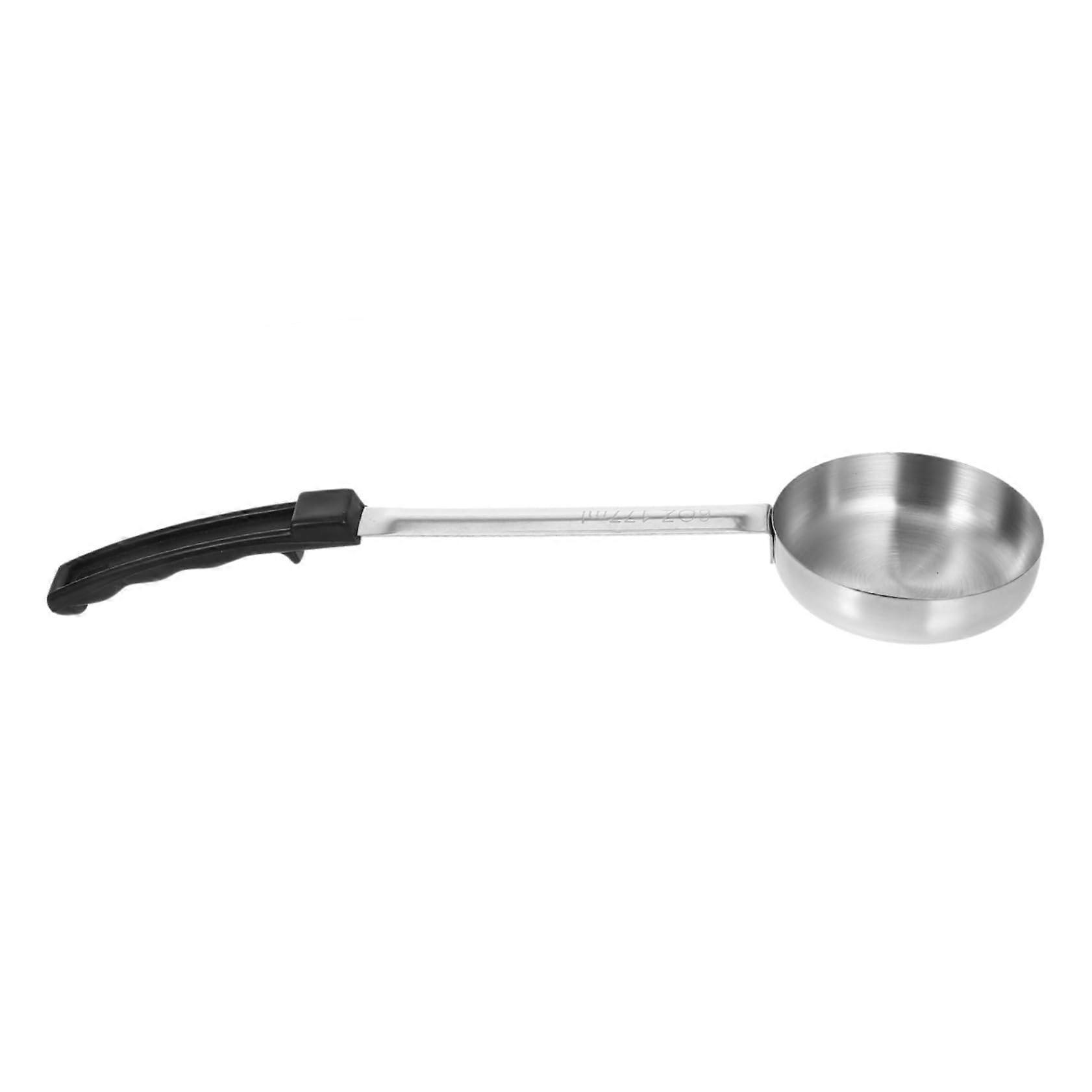 Portion Control Ladle with Flat Bottom Design for Accurate Serving Sauce and Durable Stainless Steel