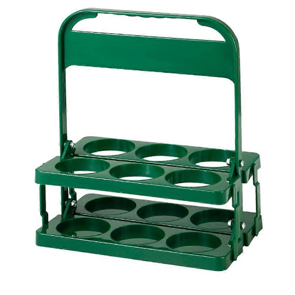 Reusable 6 Pack Beer Bottle Carrier with Secure Hold for Picnic and Party Drinks