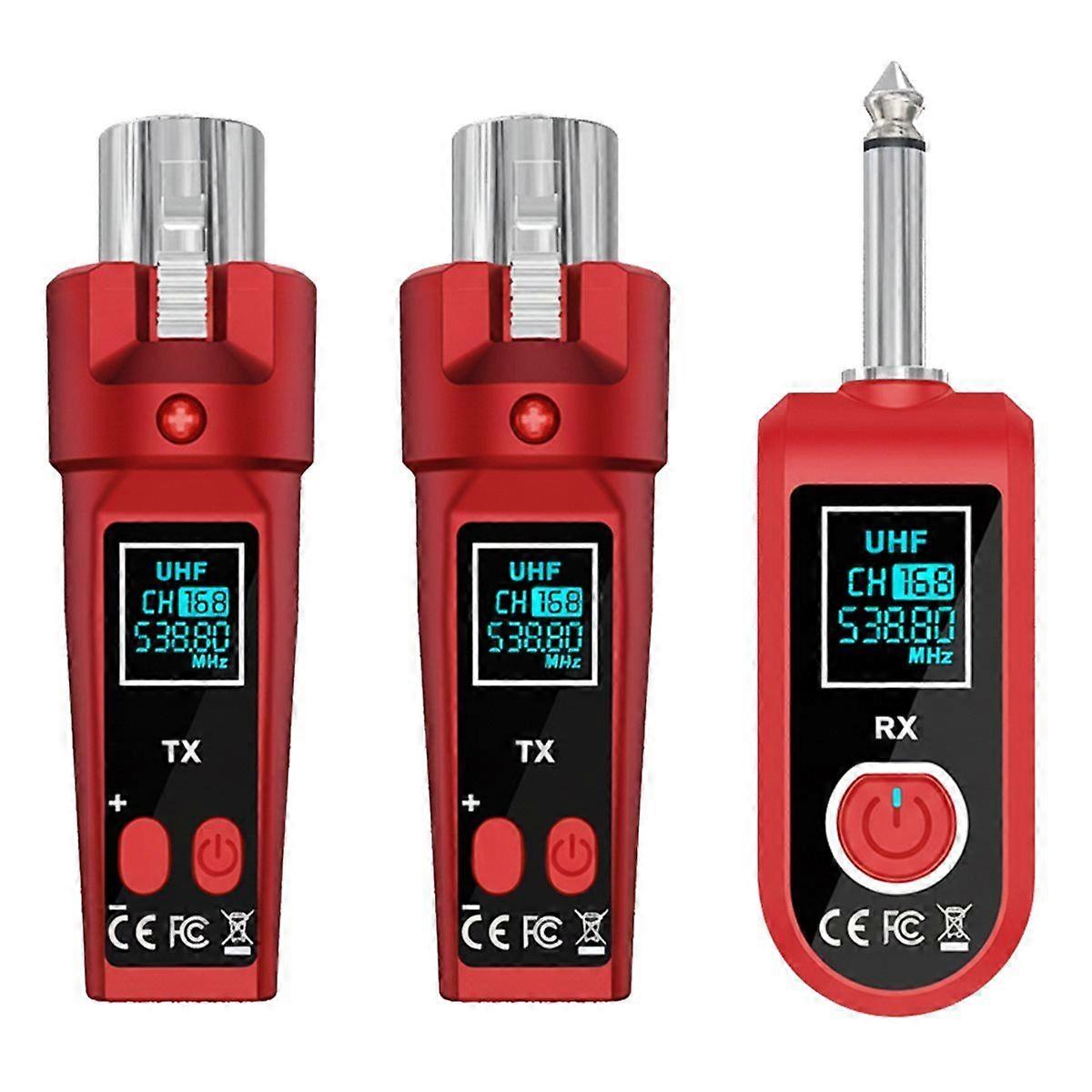 Microphone UHF Wireless Converter Dynamic Condenser Universal XLR Transmitter and Receiver for Mic A