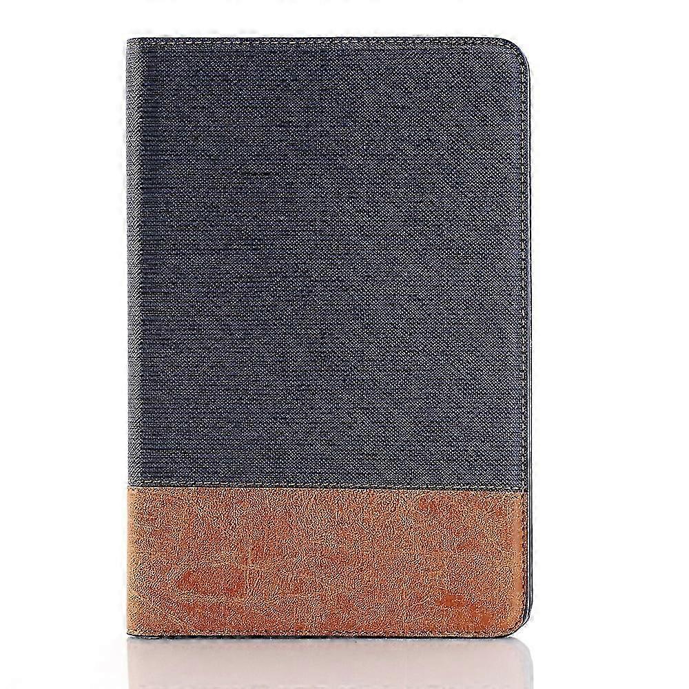 Cross Texture Contrast Color for iPad mini 4 Leather Cover Stand Case