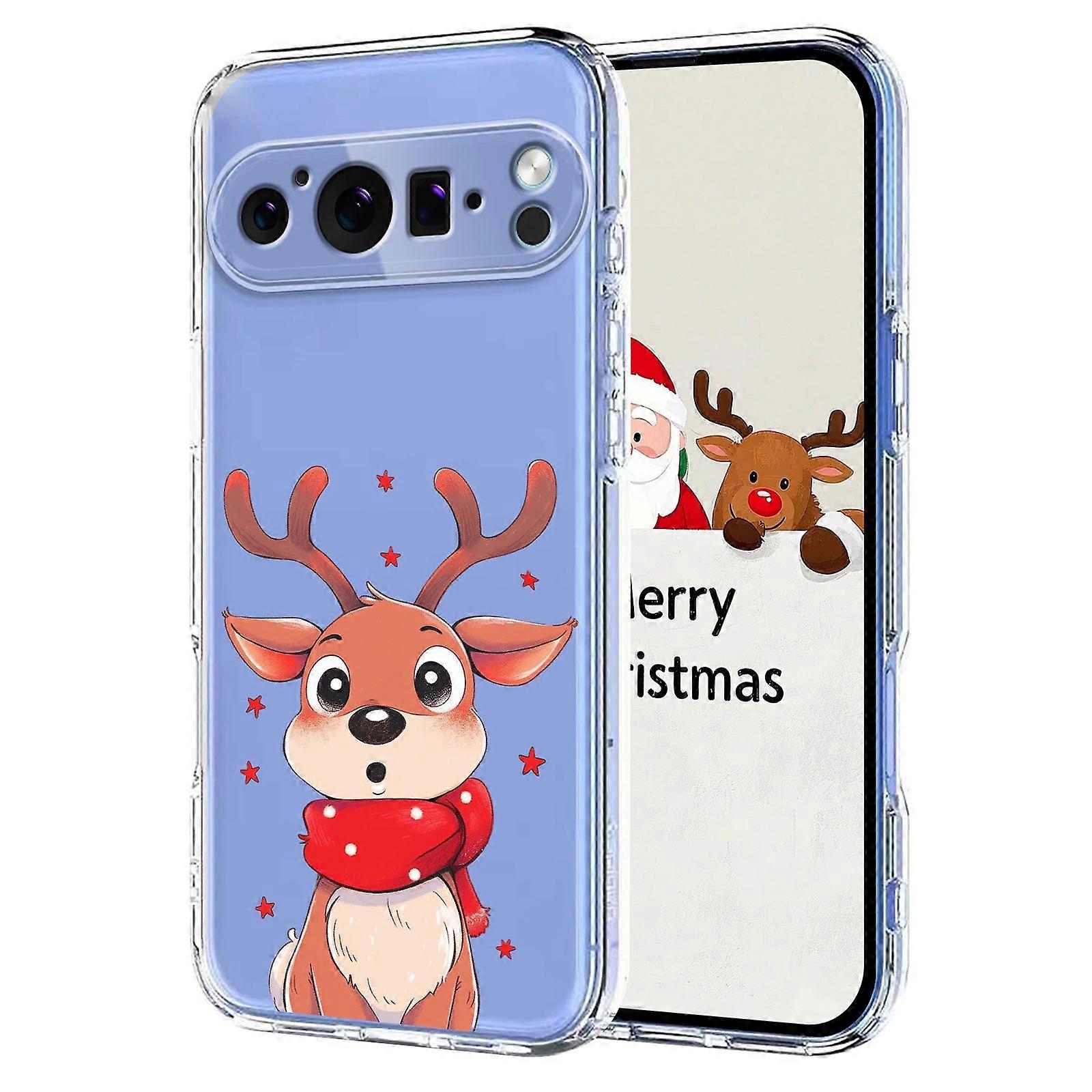 For Google Pixel 10 Pro/Google Pixel 9/Google Pixel 9 Pro/Google Pixel 10 Case Christmas Themed Patt