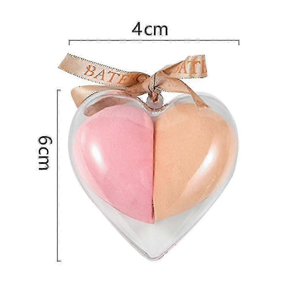 Heart Shaped Makeup Sponge Puff Wet And Dry Professional Makeup Tools