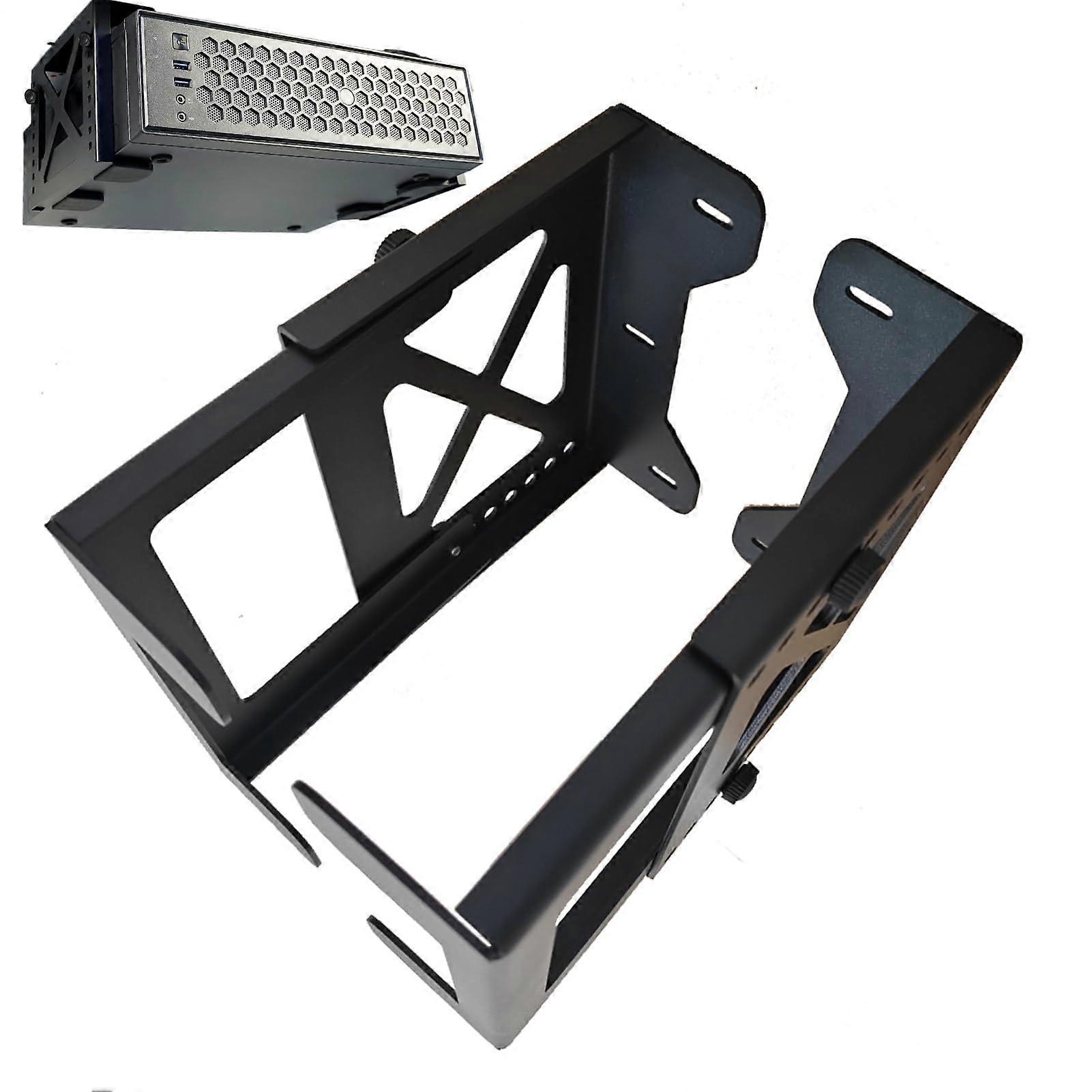 Under Desk PC Mount Adjustable Steel Computer Tower Holder for SpaceSaving Desk Organization
