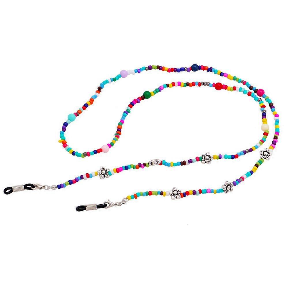 Eyewear Retainer Strap Rice Bead Glasses Holder Chain for Decor