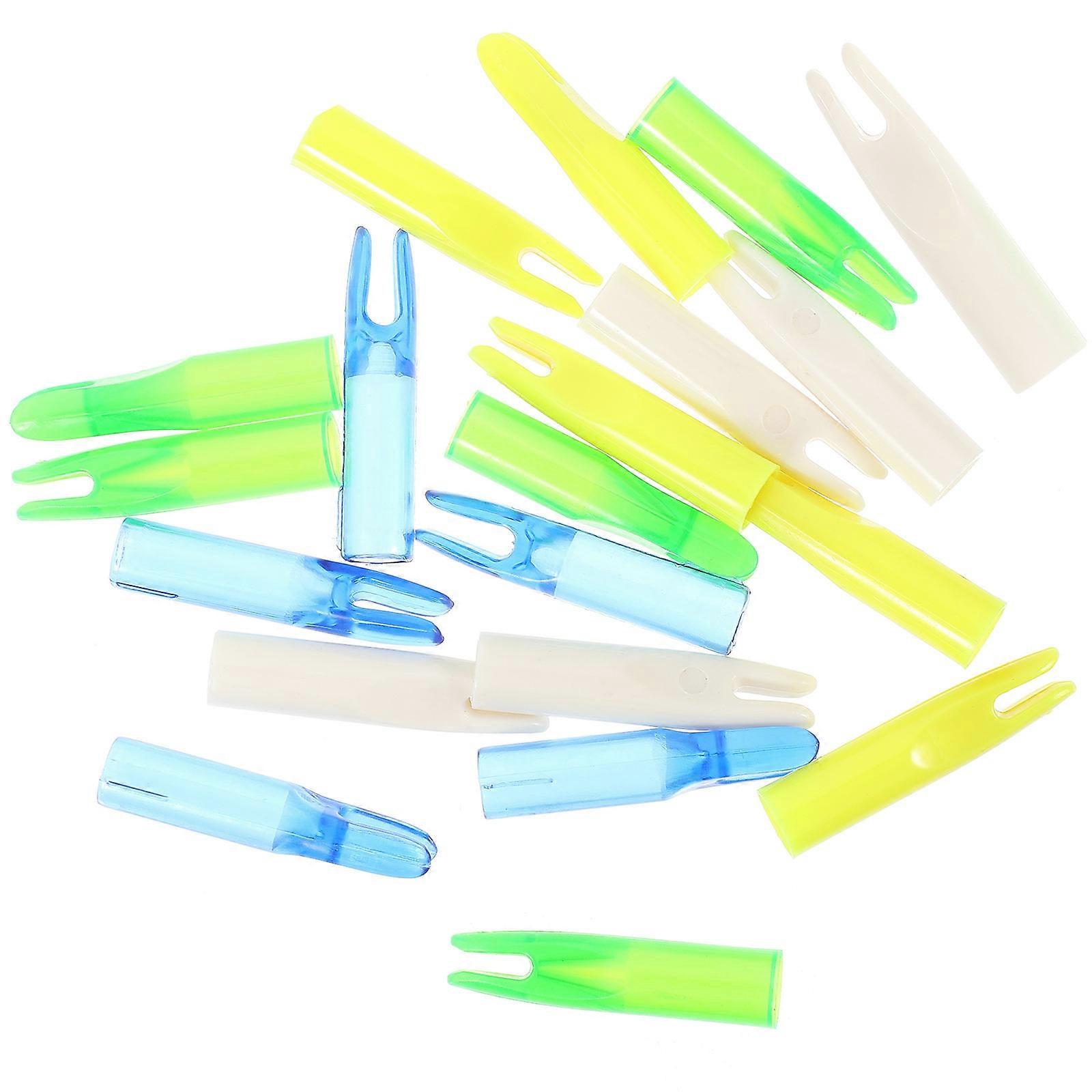 Replacement Arrow Nock Plastic Outdoor Archery Nock Protective 20Pcs