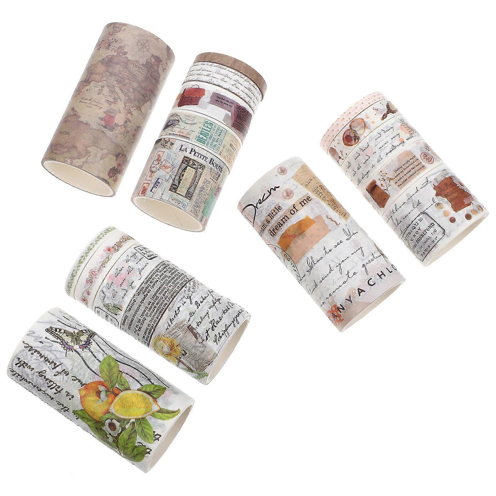 Notebook Decal Washi Tape Set for Decor 3Sets Scrapbooking DIY Material