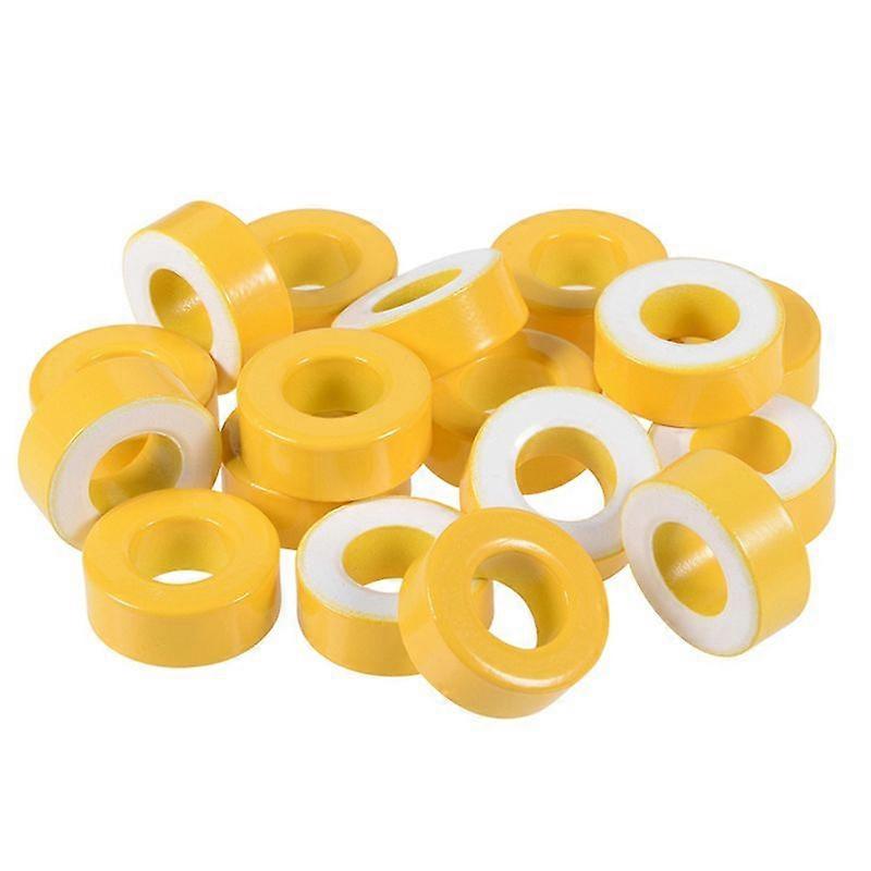 Yellow and White Ring Ferrite Core Iron Powder Ring Core