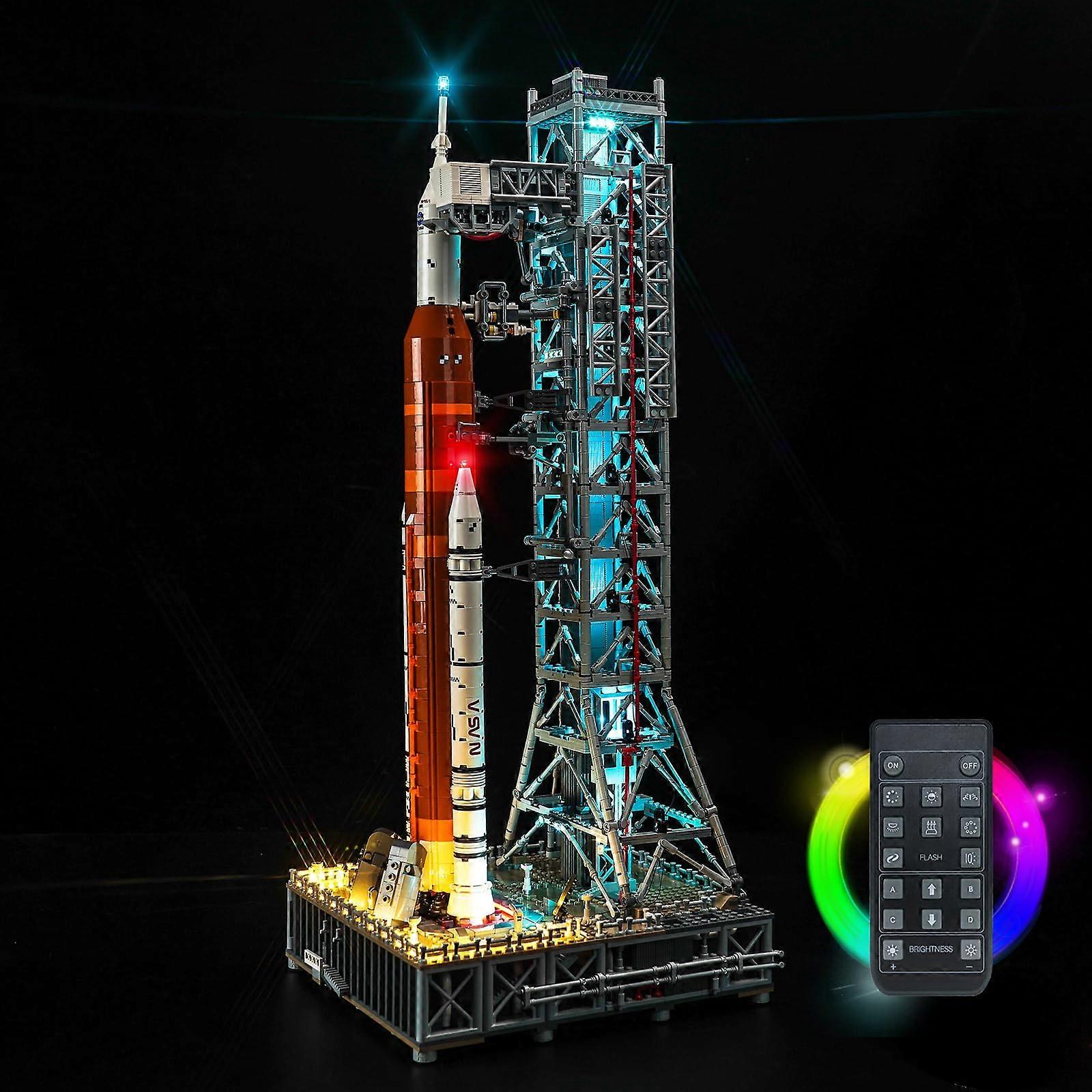 LED Light Kit for  NASA Artemis 10341 RC Version, USB Powered Bright Lighting