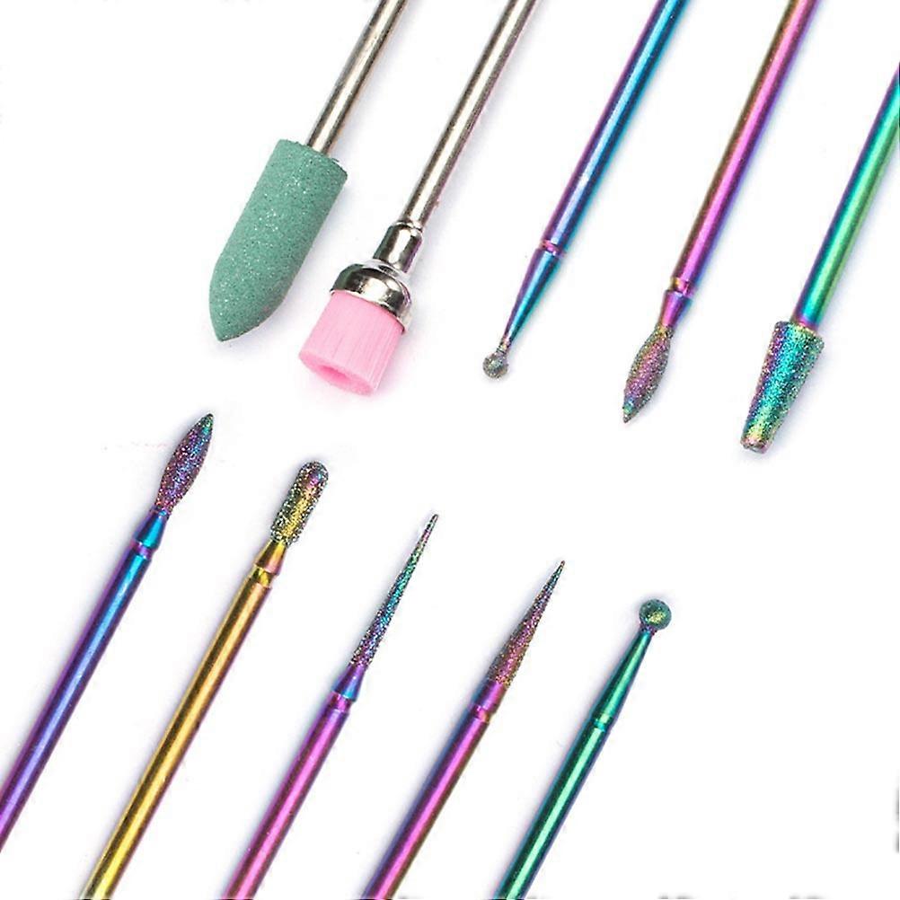 Nail Drill Bits Tungsten Steel Cuticle Drill Head for Manicure 1Set Set