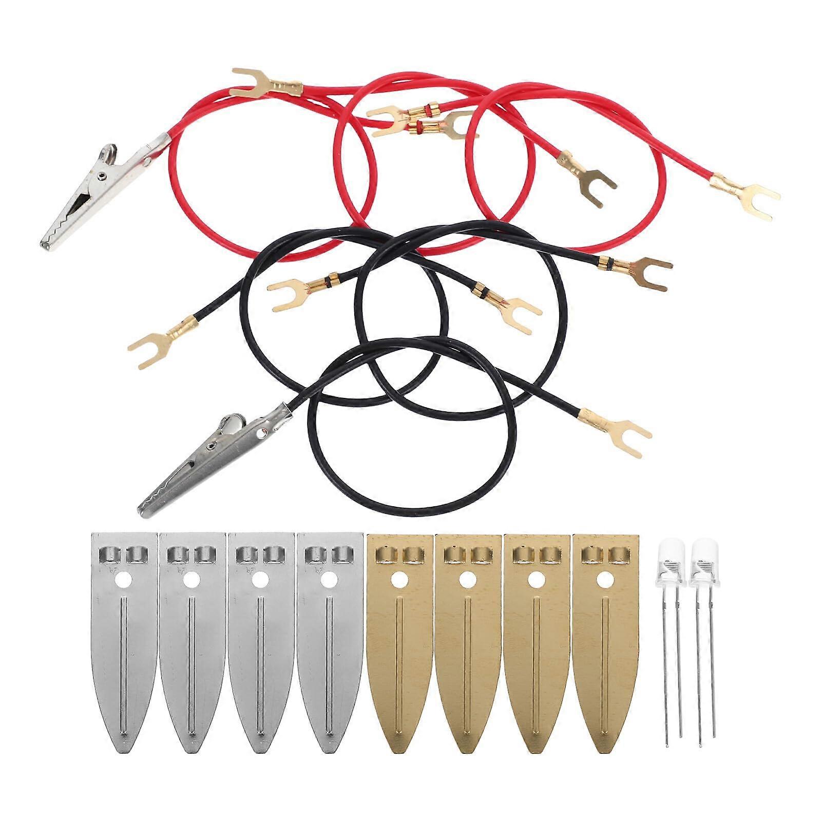 STEM Fruit Battery Science Experiment Kit with LED for HandsOn DIY Physics and Electronics Learning