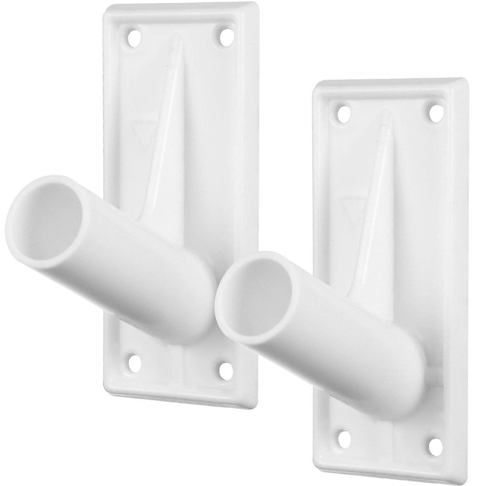 Wall Mounted Plastic Flag Pole Bracket for Holding Flags 20Pcs