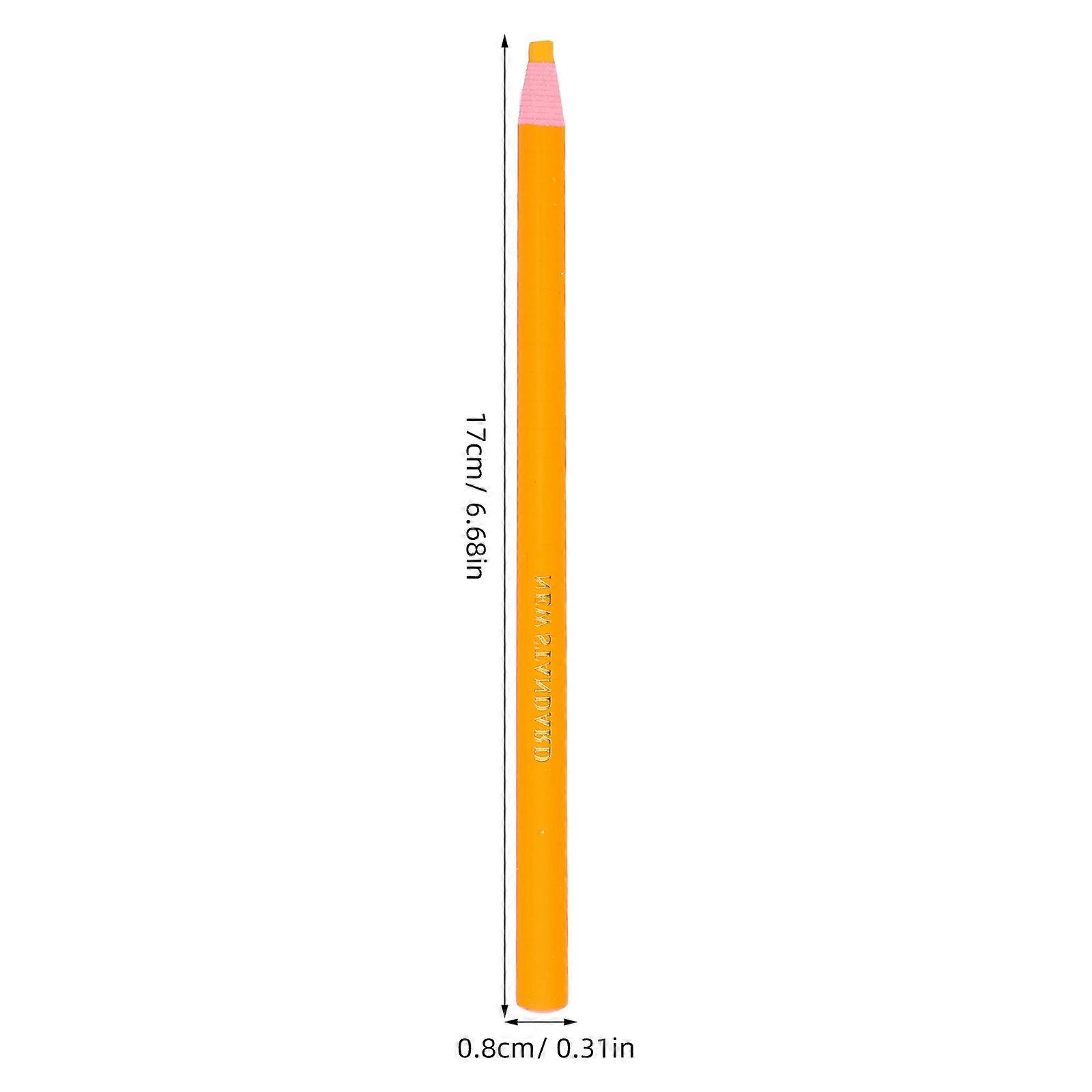 Crayon Peel-Off for Marking 12Pcs Yellow Marker Set