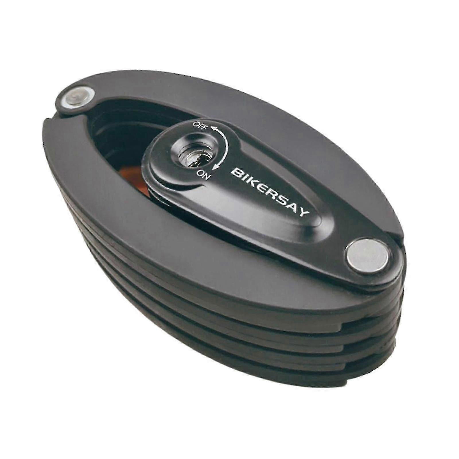 Bike Folding Lock Compact 7 Joints Cable Locks Padlock with Mounting Bracket