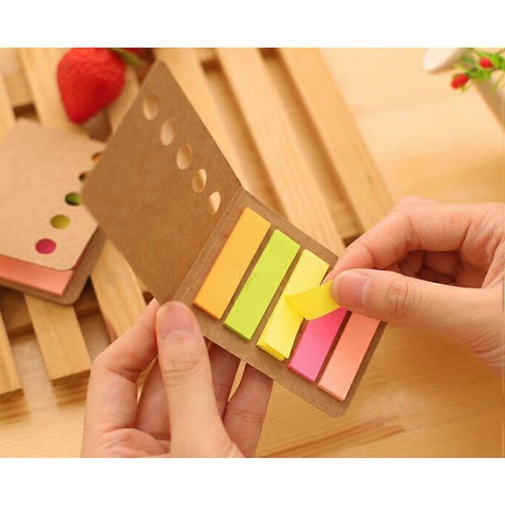 Self Stick Notes Practical Memo Pad for Note Taking 10Pcs Multi Color