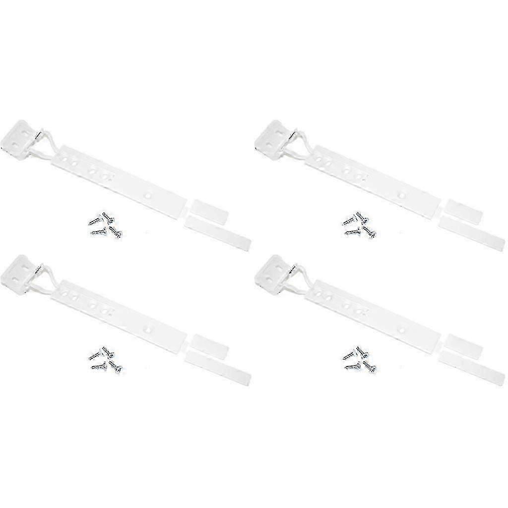 4 X Universal Integrated Sliding Door Hinge Mounting Kit