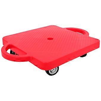Scooter Board Sensorisch: Kleinkind sitzendes Scooter Board mit Griffen Kinder Gleichgewicht Training Spielzeug für Fitnessstudio Vorschule fördert sensorische Fähigkeiten und Teamarbeit
