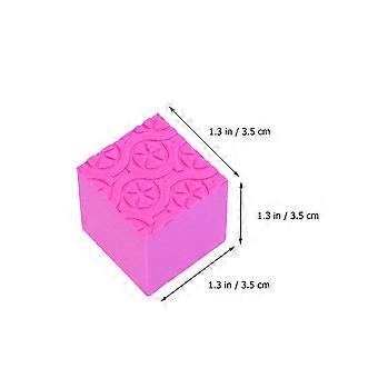 50 STKS Kleurrijke Kubus Blok DIY Design Model Blok Spons Blok Kubus Kubus Training Hulpmiddel Solide Geometrie Studing Tools voor Kinderen Leraar Gebruik Grootte 3.5CM Rand