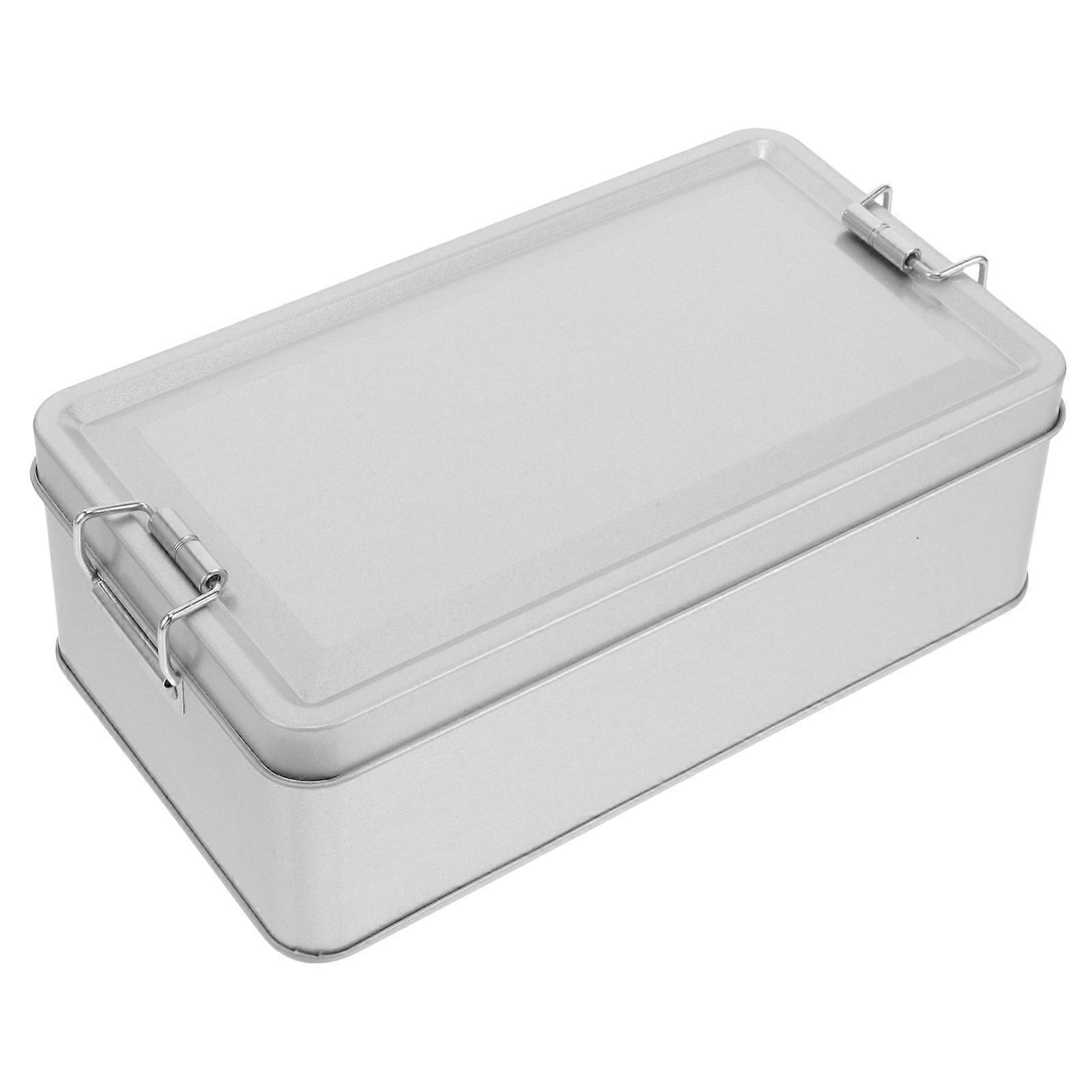 Empty Cookie Tin Creative Candy Box with Lid Cookie Wrapping Tin Rectangle Candy Box