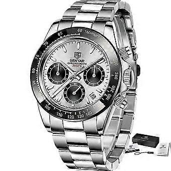 2023 New Watches Men Luxury Brand Chronograph Male Sport Watches Waterproof Stainless Steel Quartz Watch Relojes Hombre 26-27