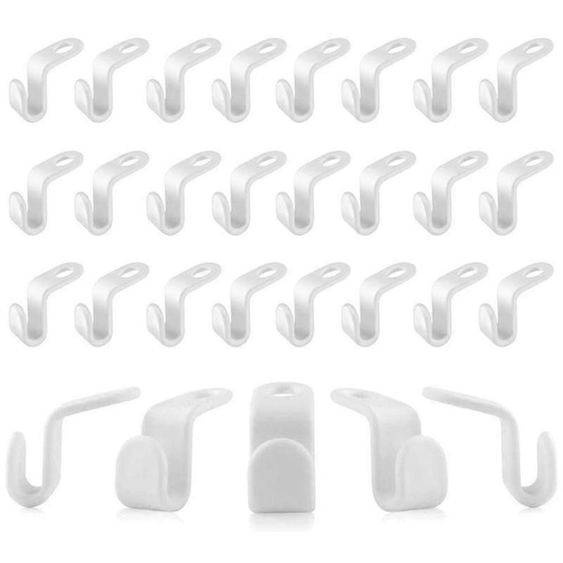 New 30pcs Clothes Hanger Connector Hooks Mini Cascading Stack For Closet Wardrobe Space Saving