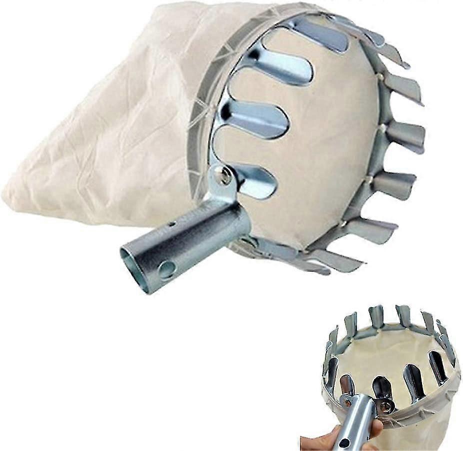 Fruit Pickers, Apple Picker Head, Metal Fruit Catcher Net With Protective Caps