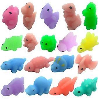 5Pcs Mini Dinosaur Squishy Toys, Soft TPR Stress Relief Sensory Toys for Kids Party Favors