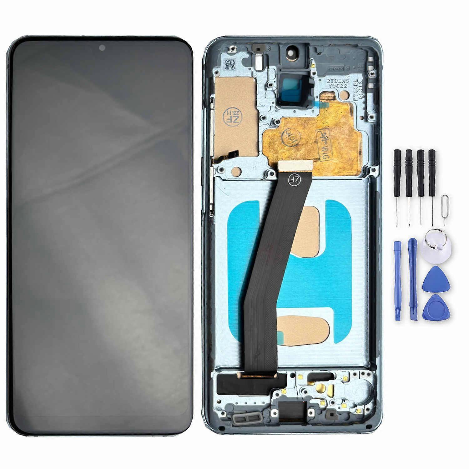 Replacement part for Samsung Galaxy S20 Full TFT LCD display with frame, blue