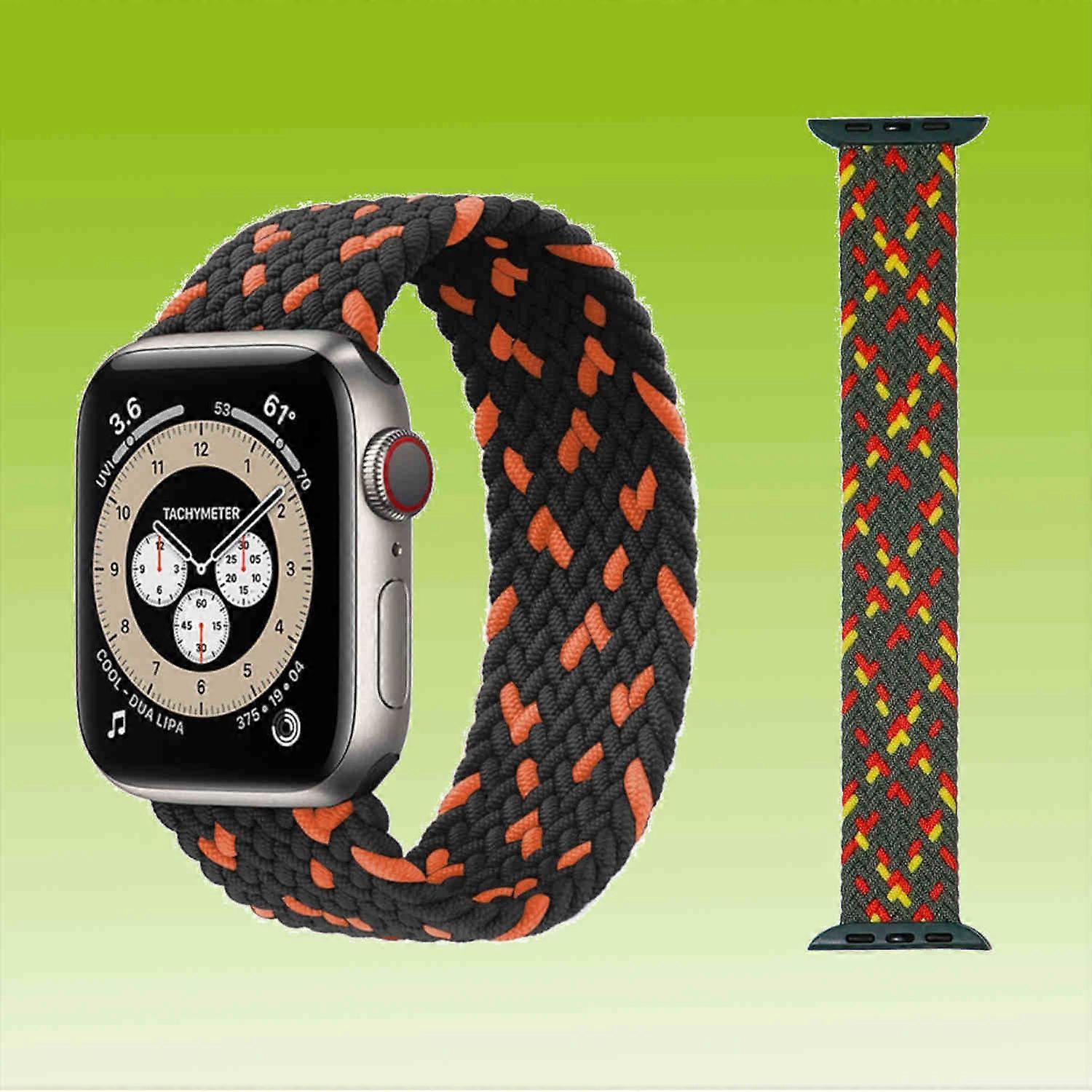 For Apple Watch Series 10 46mm / 1 + 2 Ultra 49mm 9 8 / 7 45 / 6 SE 5 4 44 / 3 2 1 42mm Watch Nylon Band Replacement