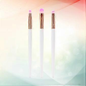 Cosmetics Brush Set Wooden Handle Nylon Bristles Blush Brush 3Pcs Kit