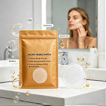 Sun Free Glow Micro-Needle Patches 7pcs, Sun Free Glow Tanning Patches, Streak-Free Self-Tan Patches for Natural Even Skin Tone, No-Mess