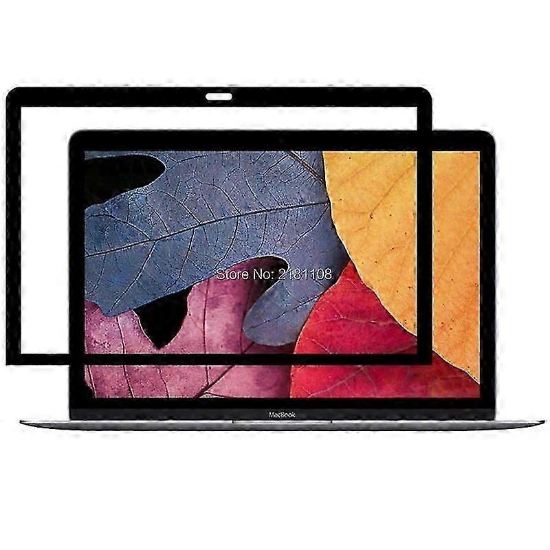 Black Frame No Bubble LCD Screen Protector for MacBook Pro 13.3" Touch Bar