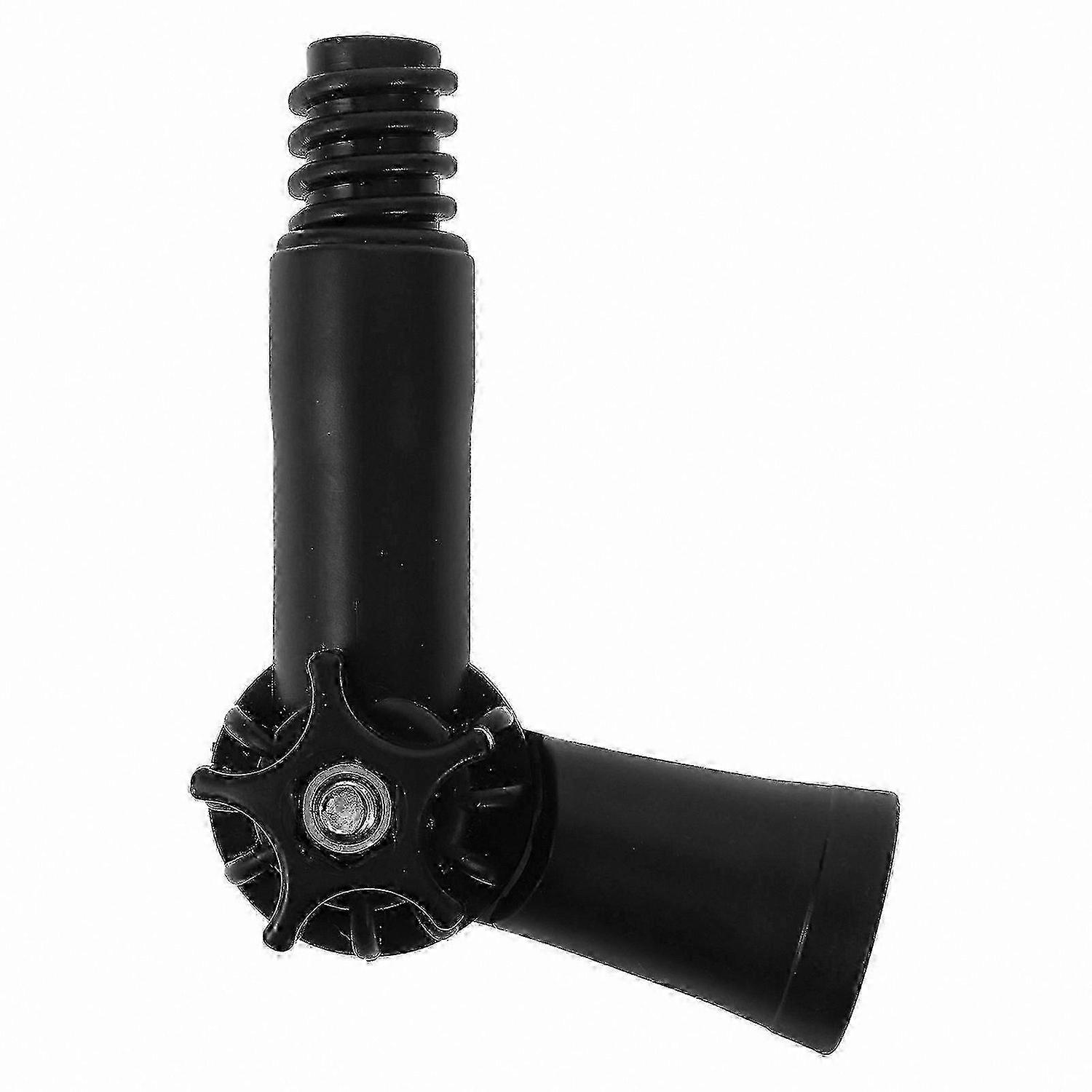 Angle Adapter for Threaded Extension Pole: Duster, Brush, Squeegee Attachment with Rotating Head