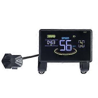 H6C-SM Elektrofahrrad Meter LCD Bunter Bildschirm 24V-60V Elektroroller Bedienfeld Geschwindigkeit