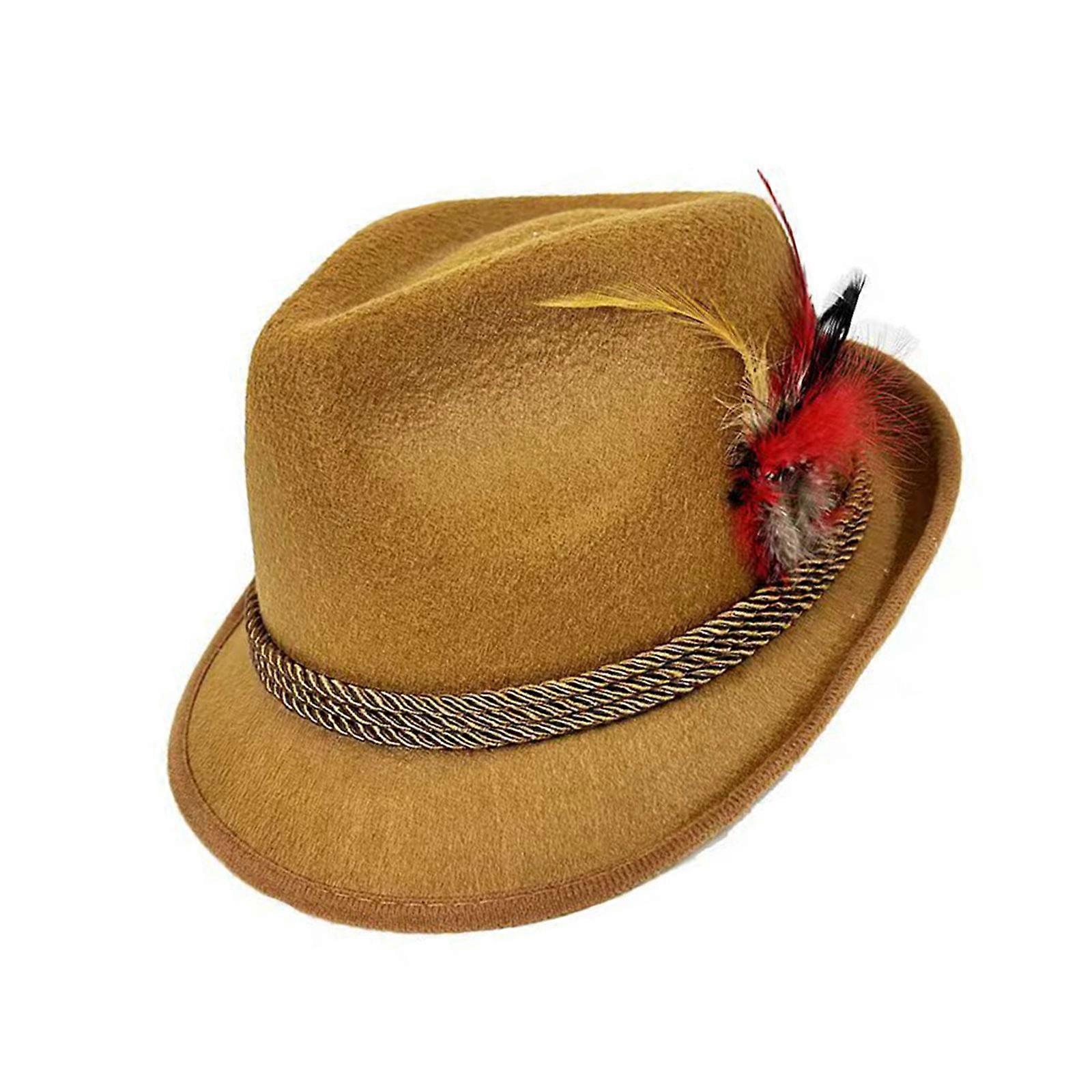 Chapeau trilby à thème bière pour messieurs, accessoires photo, chapeau trilby Oktoberfest, multicolore