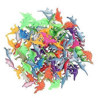 100 Pz Giocattoli Bambini Dinosauri Bomboniere Modello Giocattoli Set Realistico Piccolo Dinosauro Modello Animale di Plastica