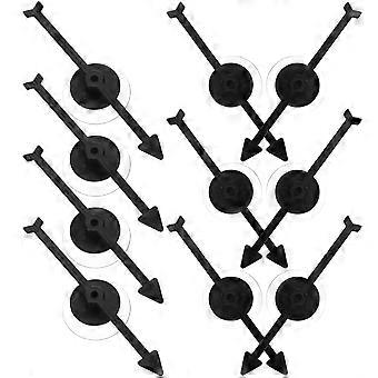 Plastic Arrow Suction Cup Game Arrows for Party Use 10Pcs Black