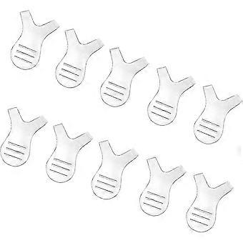 50pcs Plastic Transparent Y Comb For Lash Lift, Y Shape Eyelash Brush,silicone Eyelash Brush,eyelash Lift Brush, For Eyelash Extension Clean Up-mkl