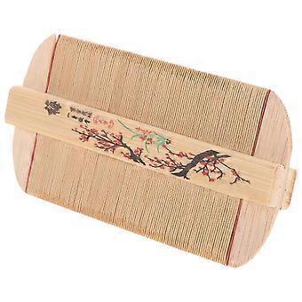 Double Sided Bamboo Comb Ultra Fine Tooth Design Dandruff Comb Vintage Comb Beard Hair Brush Children Comb For Thick Hair Dog Pet Cat Hair Scalps