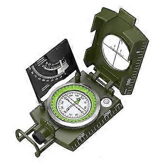 IP65 Lensatic Sighting Compass with Clinometer, Waterproof Navigation Compass compatible with Hiking Survival Camping