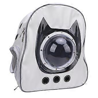 Cat Backpack Carrier Large Space Transparent Window Breathable Portable Travel Carrier Backpack for Outdoor Camping Hiking