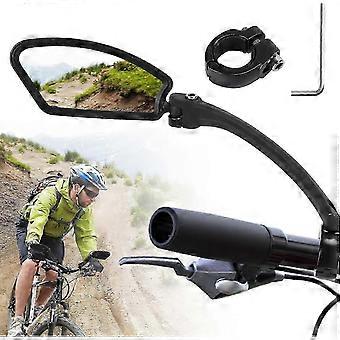 Motorcycle Rearview Mirror 360 Rotatable Left for 21-26 mm Handlebar Bicycle MTB