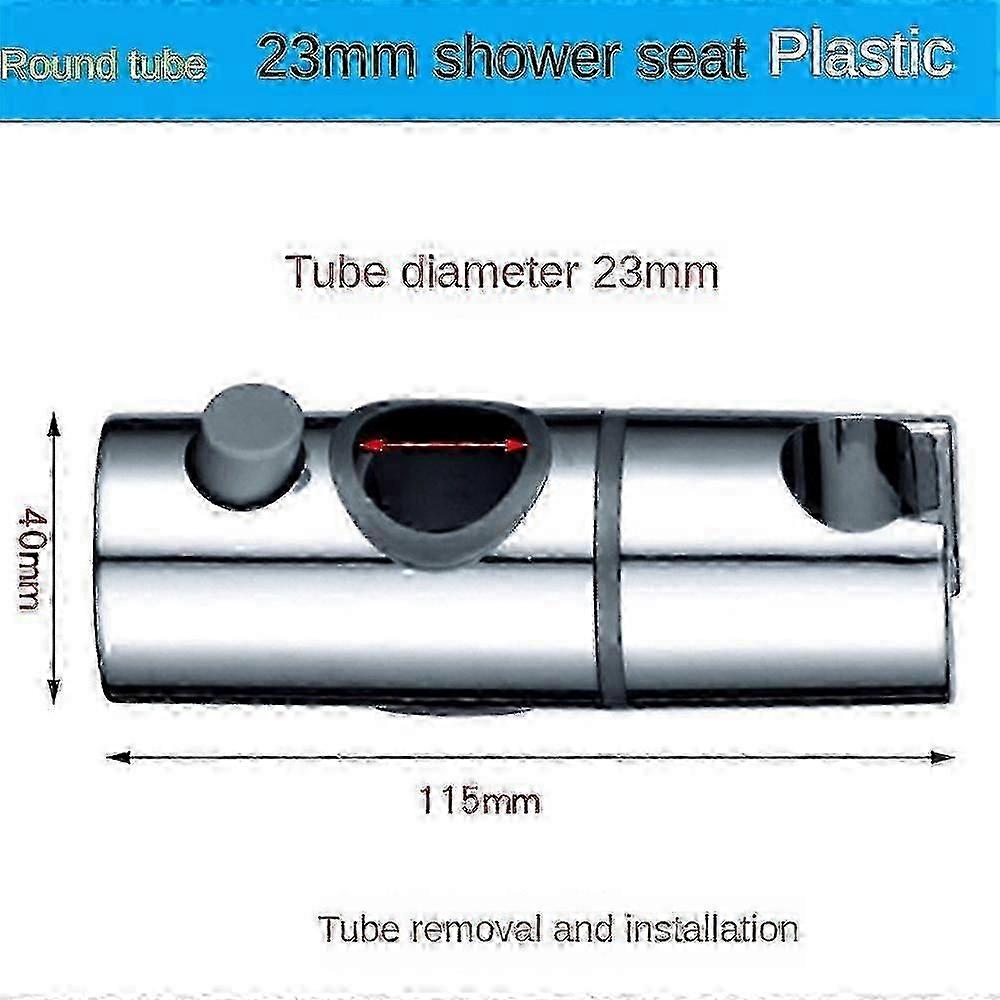 Shower Head Mounting Bracket 19mm, for Standard Riser Rail Replacement