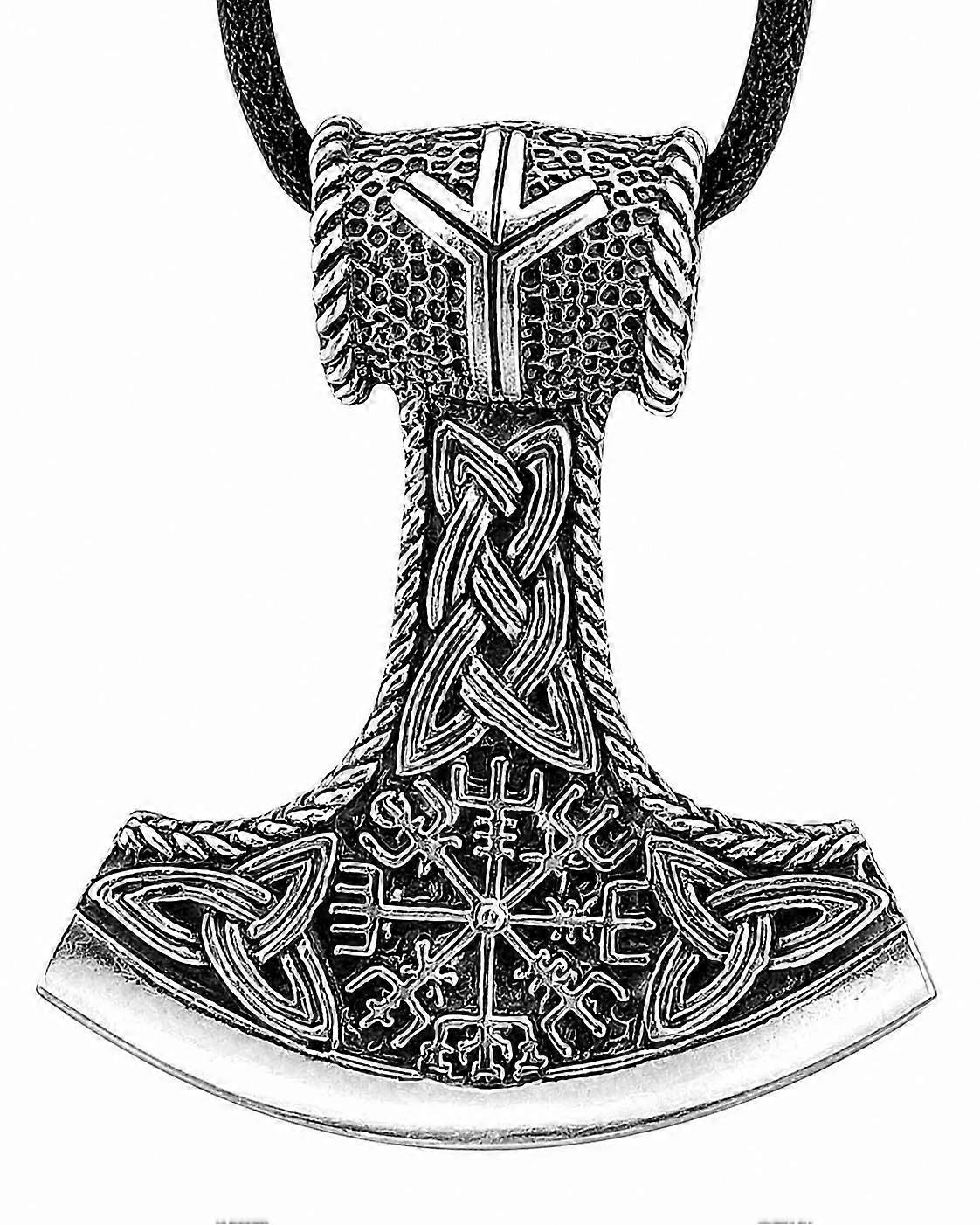 Anhänger 347 Thorshammer - Silber