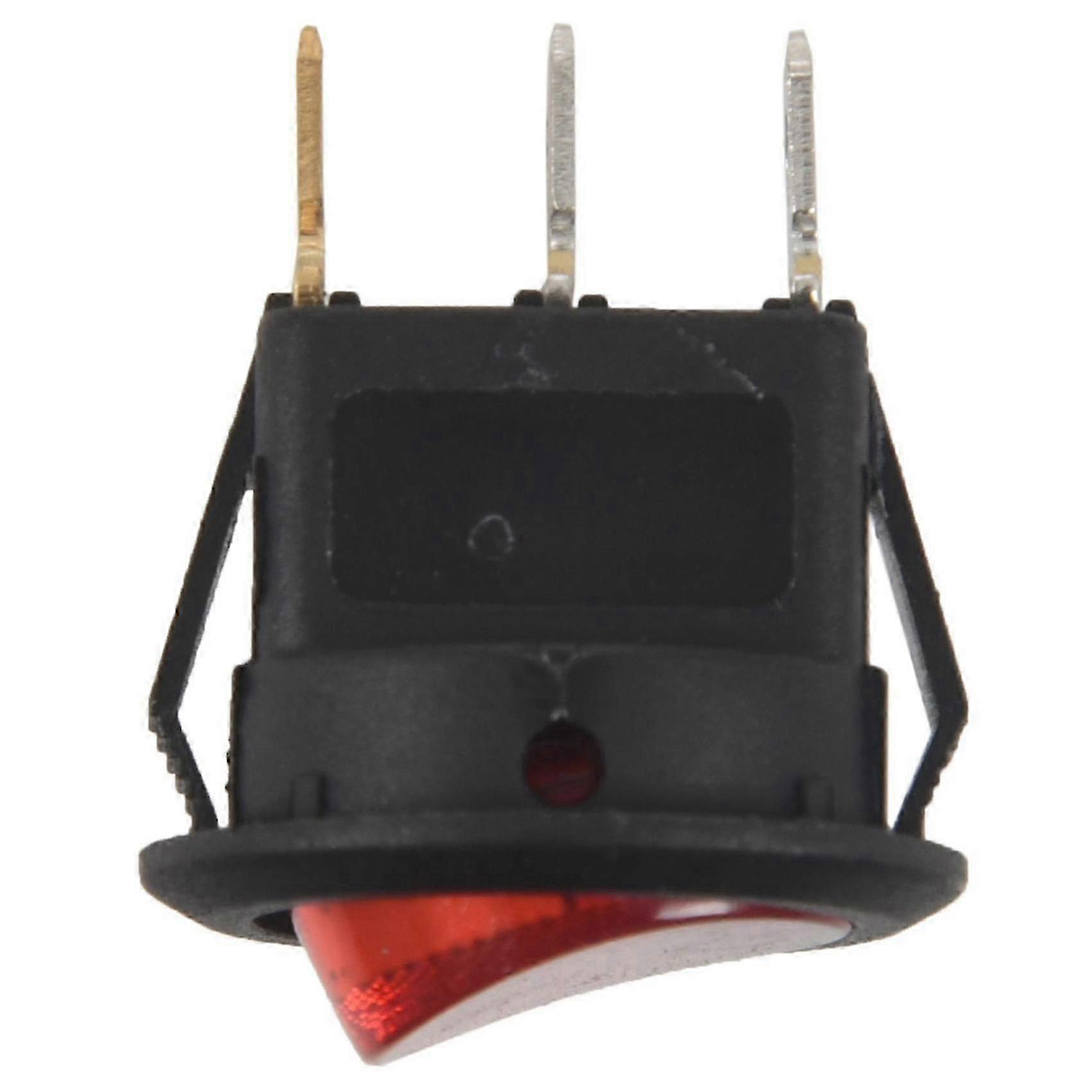 2X Toggle Switch Bipolar ON OFF Red 3 Pin 20mm
