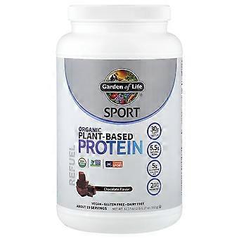 Garden of Life, Sport, Proteine ​​vegetali biologiche, Cioccolato, 912 g (2 lb 0.17 oz)
