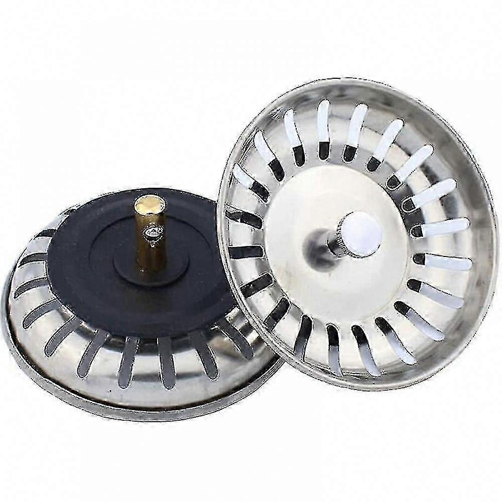 Rinse-Clean Stainless Sink Strainer