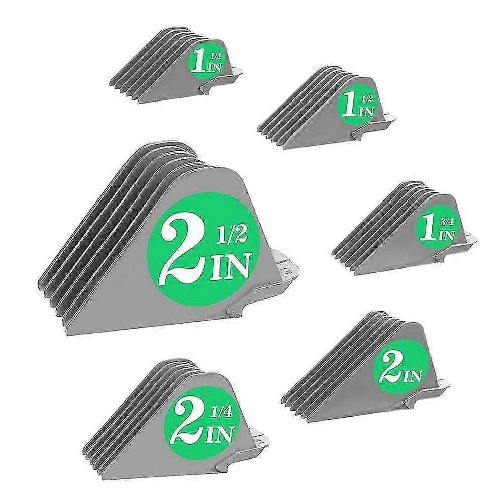 Extra-Long ABS Clipper Guards 6-Piece