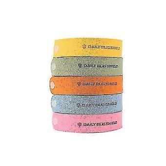5 Pack Citronella Mosquito Repellent Bracelets, Adjustable, For Kids and Adults