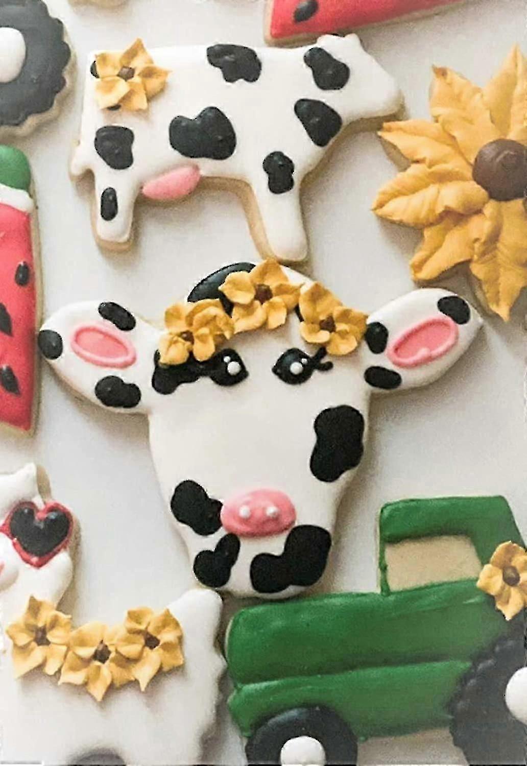 4.5 cm Cow Face Cookie Cutter