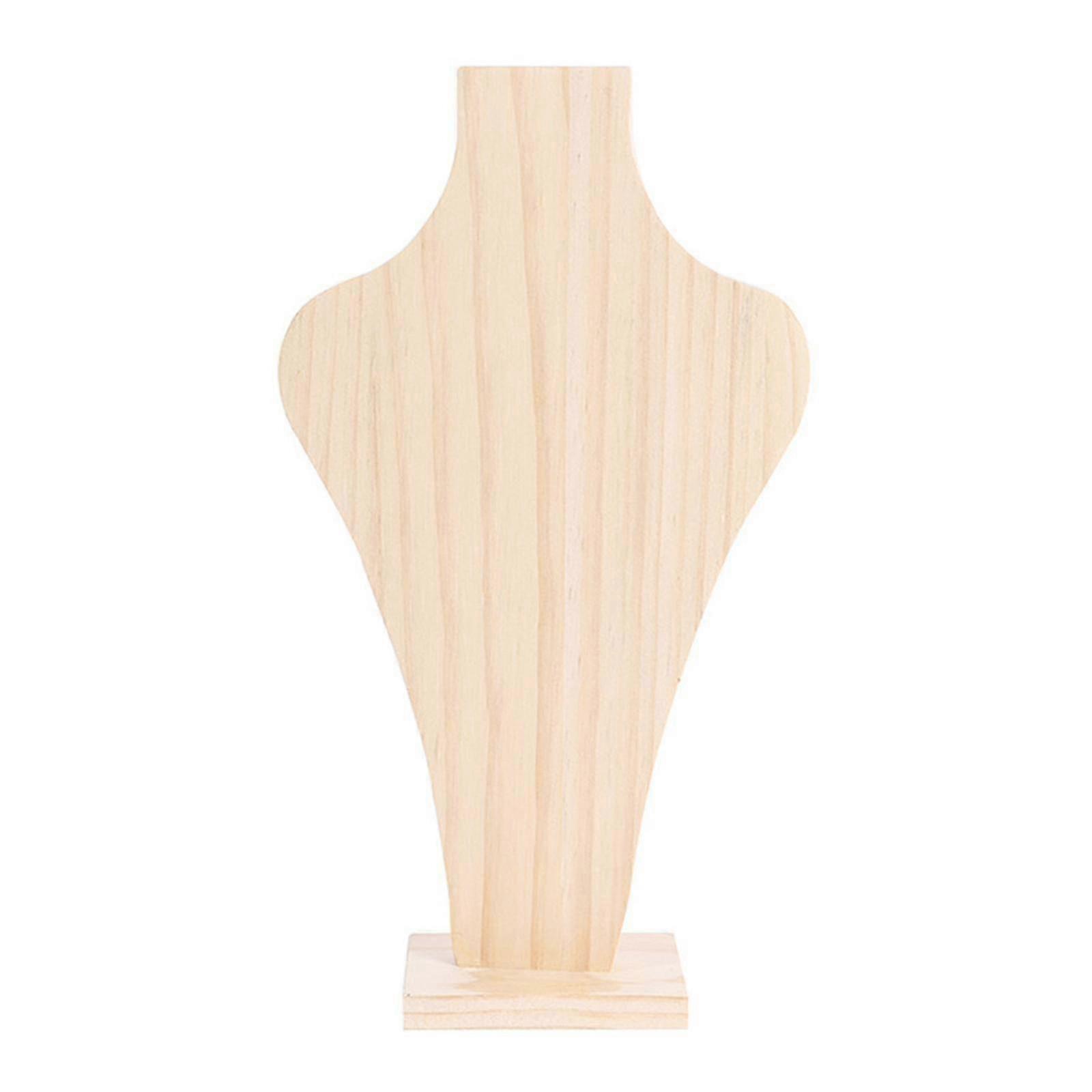 Solid Wood Necklace Mannequin Stand